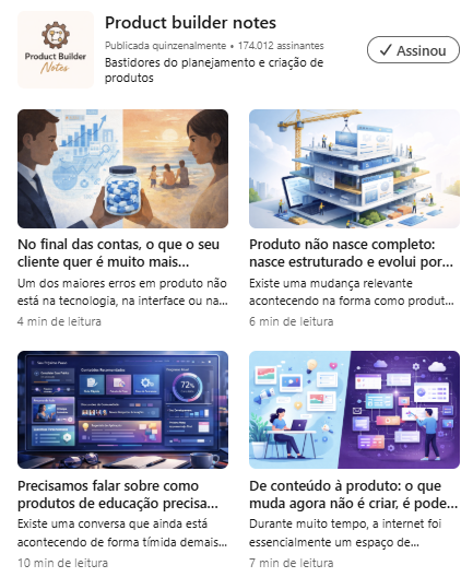 Newsletters no LinkedIn