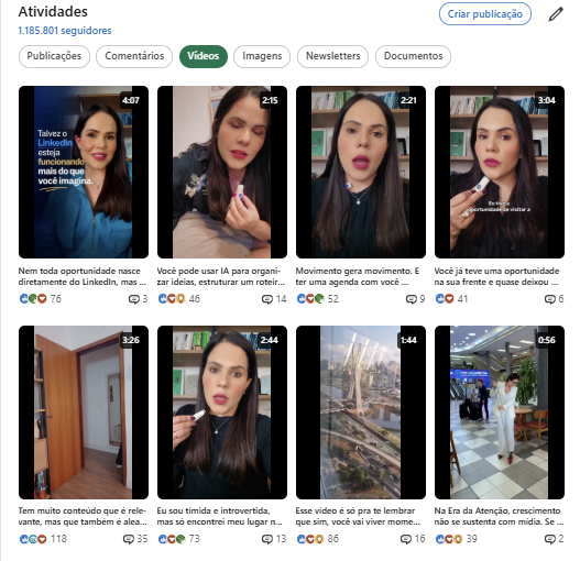 V&iacute;deos no LinkedIn